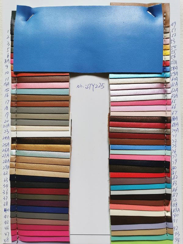 Many Color Stock Soft Leather Fabric