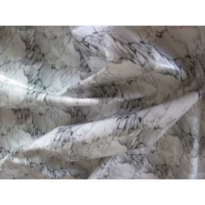 PVC artificial leather with marble film emboss