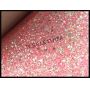 Glitter Fabric Sparkly Chunky Vinyl Taped Backed Material Decor