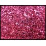 Baby Pink Chunky Glitter Leather Fabric