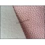 Pink Color Lichi Grain Leather Fabric