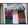 Zebra Hologram PVC Leather Fabric