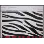 Zebra Printed Faux Leather Fabric
