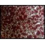 Chunky Glitter Leather Fabric With Flocking
