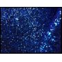 Blue Color Chunky Glitter Fabric 