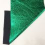 Green Color Crackle Faux Leather Fabric