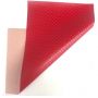 Red Color Criss Cross Leather Sheet 