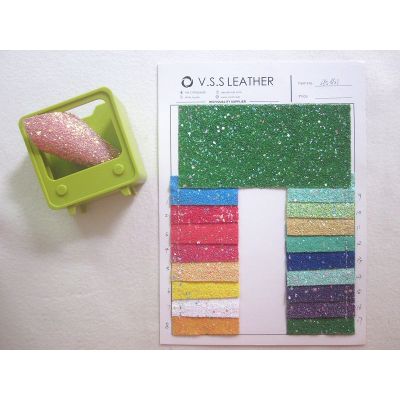 Chunky Glitter Synthetic Leather Manufacturer