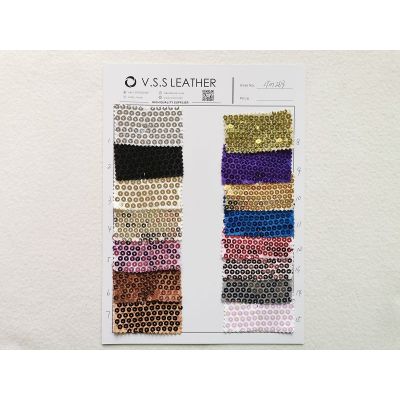 Factory Stock Sequin Fabric Sell By Yard