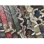 Snake Emboss Leather Fabric