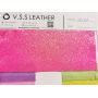 Premium Solid Color Fine Glitter Leather
