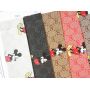 Mickey Mouse Printed Leather Fabric