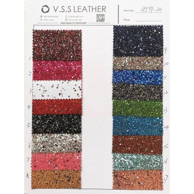 Star Sequin Glitter Leather Vinyl