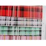 Plaid Faux Leather Thick Soft Material
