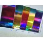 Rainbow Color Mirror Smooth Leather