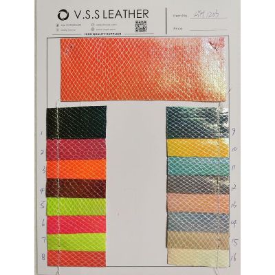 Bright Colors Snake Leather Vinyl