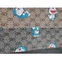 Dingdong Cat Printed Leather Fabric