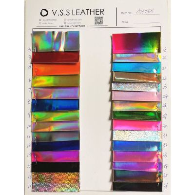 Synthetic leather,faux leather,Glossy handbag leather,Holographic iridescent leather,Holographic leather,Iridescent leather,synthetic leather for bags