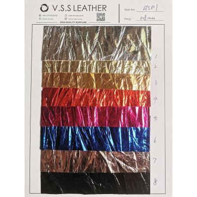 Metallic Colors Leather Fabric