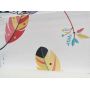 Litchi Leather Printed Fabric Stock Material