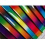 Smooth Rainbow Color Leather Fabric