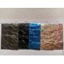 Metallic Colors Crackle Leather Fabric