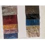 Metallic Colors Crackle Leather Fabric