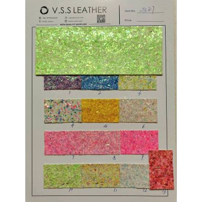 Premium Chunky Glitter Leather Sheets