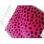 Black Spotted Fur Fabric