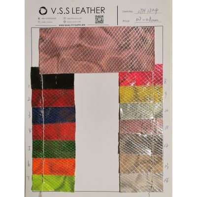 Snake Faux Leather Factory Supply