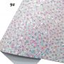 Colorful Spots Chunky Glitter Leather Fabric