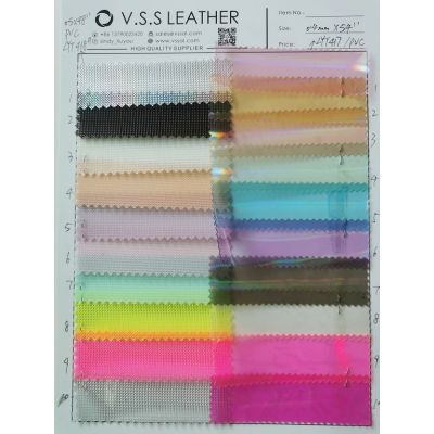 Transparent Jelly PVC Leather Sheets