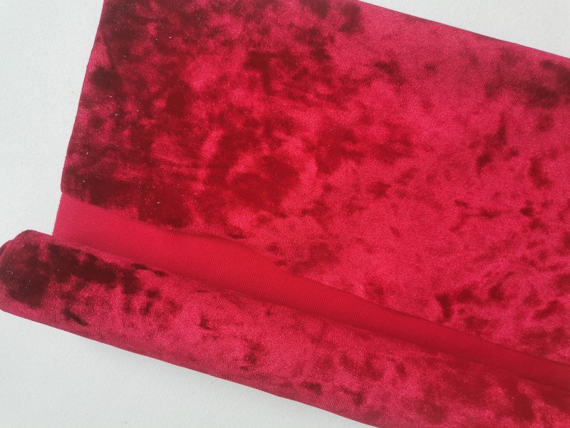 Red Velvet Fabric For Crafts Hairbows DIY Projects