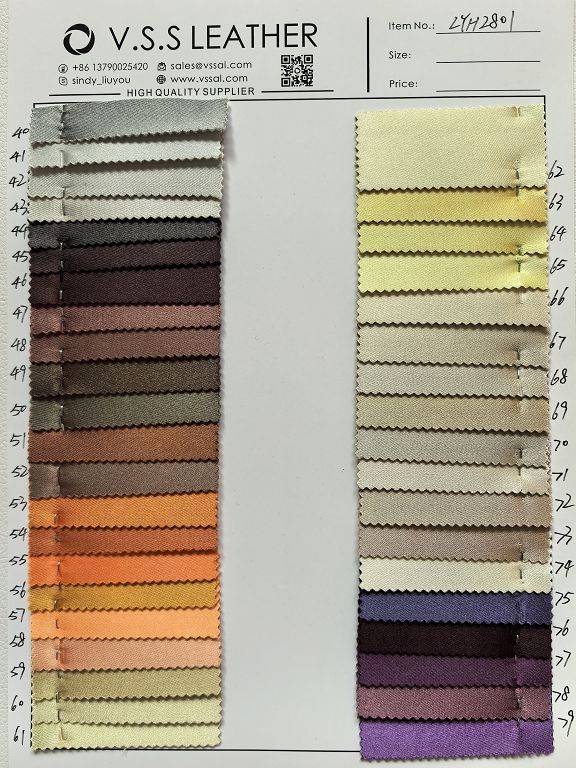 Silk Fabric With Soft Felt Backing For Crafts Bags Shoes