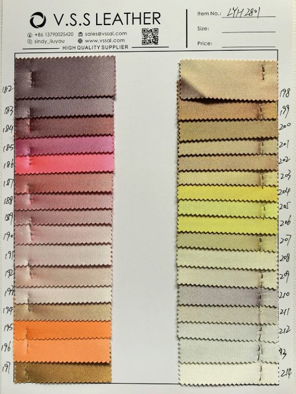 Satin Fabric With Soft Felt Backing Sheets