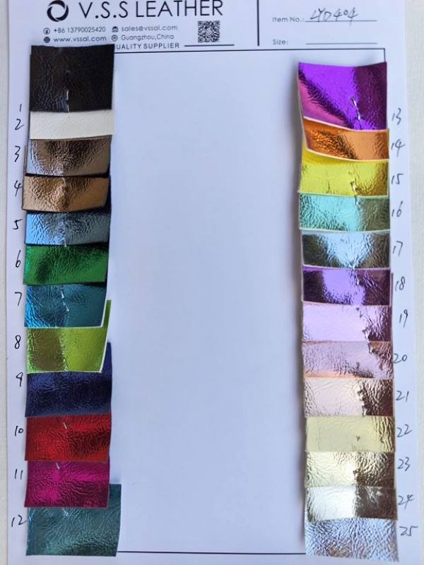 Shiny Metallic Faux Leather Crafts Bags Hair bows