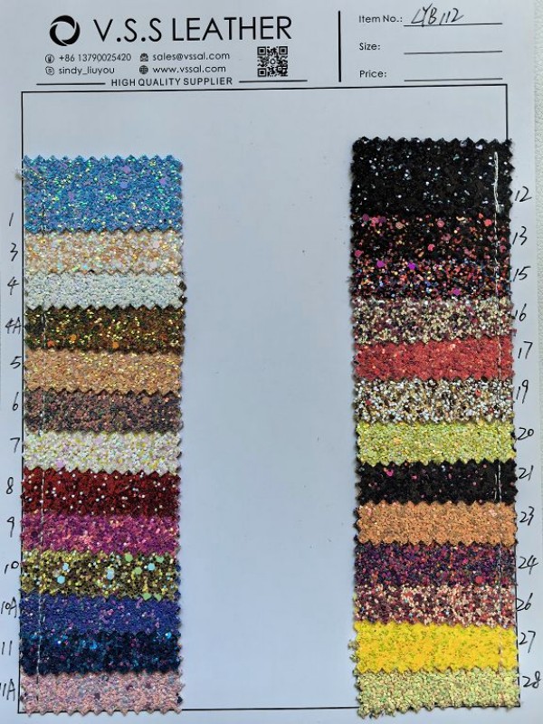 Sparkling Glitter PU Leather Series 