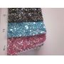 Shimmer Chunky Glitter Leather Fabric