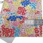 Flower Chunky Glitter Faux Leather Fabric Sheets