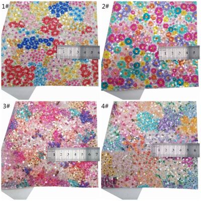 Chunky glitter,Chunky glitter fabric,Glitter for craft,Glitter leather fabric,Glitter leather for bows,Glitter leather for hair bows,Glitter leather with flower design,Glitter leatherette for DIY,patterned glitter,patterned glitter fabric