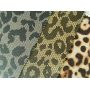 Unique Leopard Pattern Faux Leather Fabric