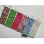 Brilliant Color Felt Backed Glitter Leather Fabric