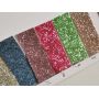 Brilliant Color Felt Backed Glitter Leather Fabric