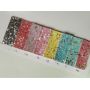 Neon Colors Felt Backing Rhinestone Chunky Glitter