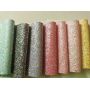 New Confetti Chunky Glitter Leather Cotton Backing