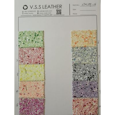 Brilliant Chunky Glitter Leather Fabric