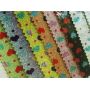 Love Hearts Pattern Smooth Glitter Leather