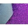 Dark Purple Chunky Glitter Leather Sheets Mini Roll