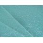 Aqua Chunky Glitter Leather Sheets Flet Backing