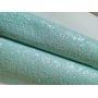 Aqua Chunky Glitter Leather Sheets Flet Backing